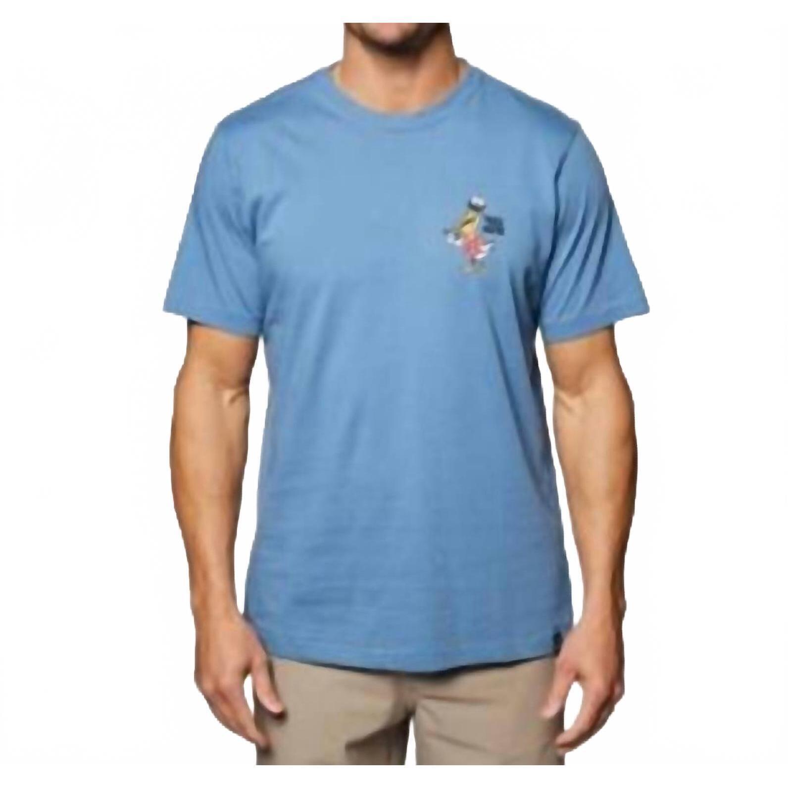 New Toes On The Nose Captain Cocktail Short Sleeves Tee In Ocean